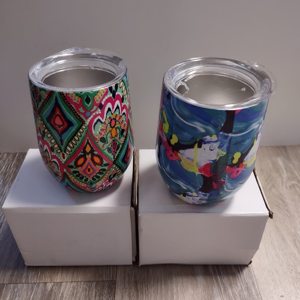 Lot of two wine tumblers / kids cup